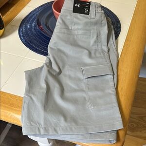 Under Armour Light Gray Cargo Shorts